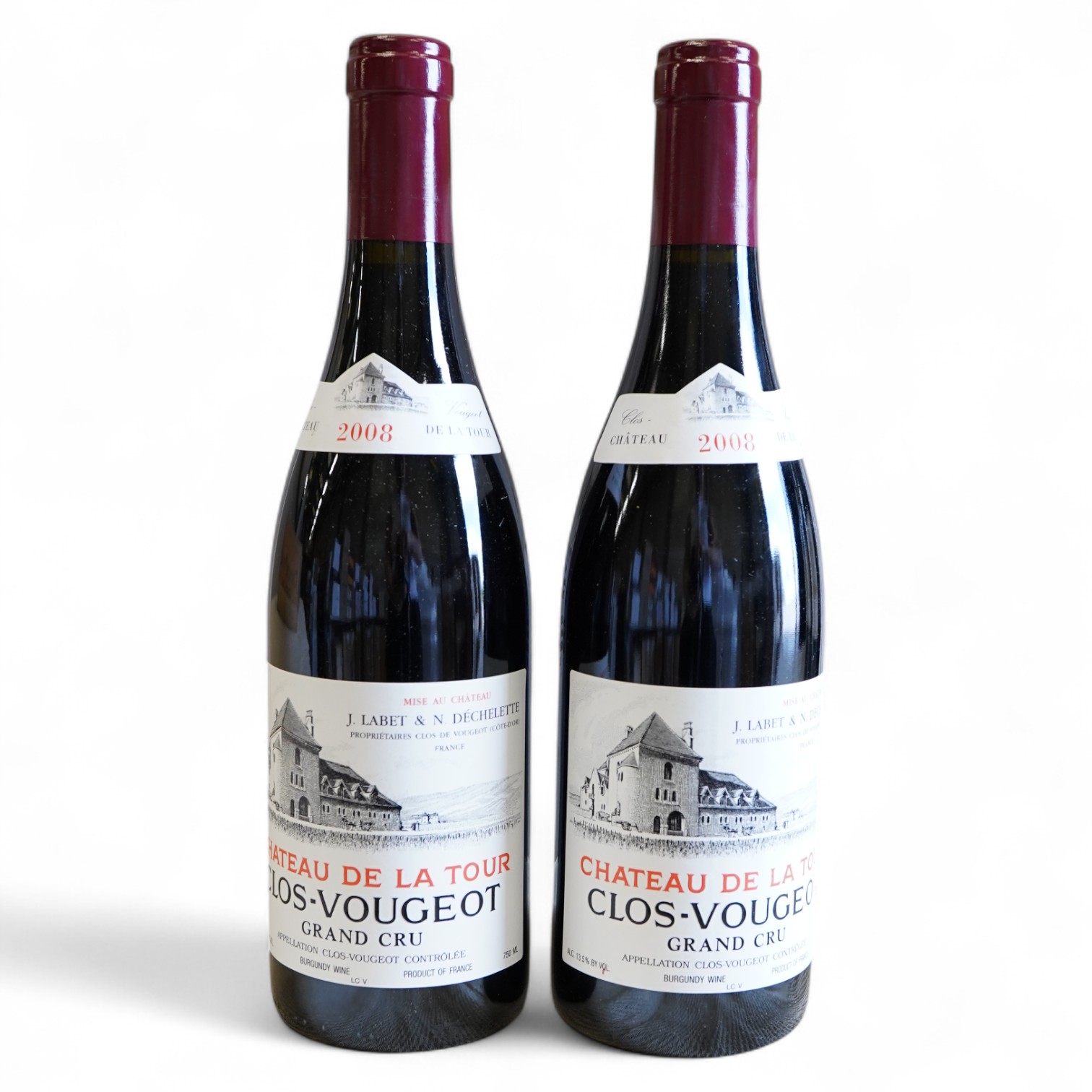 Labet & Dechelette, Château de La Tour, Clos de Vougeot Vieilles Vignes Grand Cru, 2008